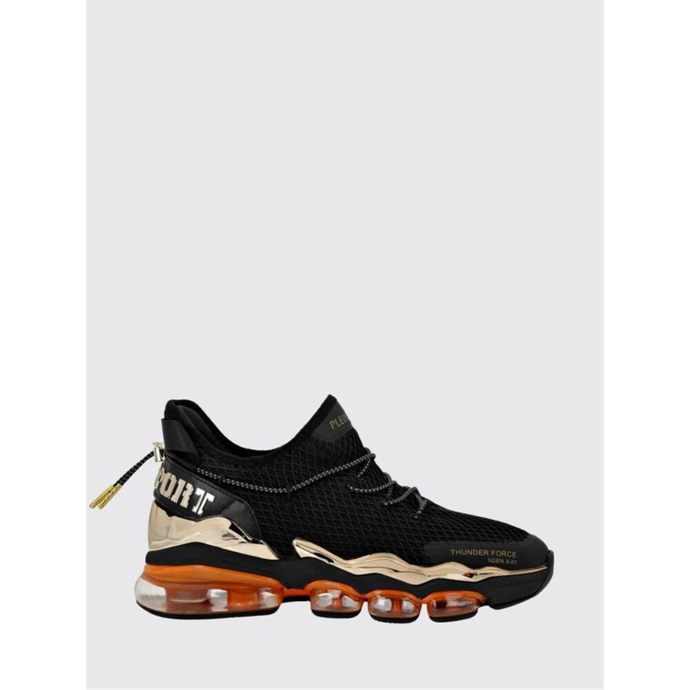 Plein Sport Men Two-Tone Mesh Low-Top Trainers Plein Sport With Cushioned Sole